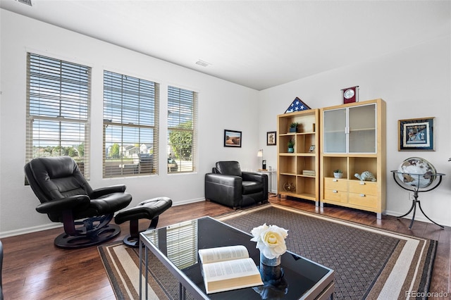 12753 Leyden St Unit C, Thornton, CO 80602 - living room with wood finished floors and baseboards