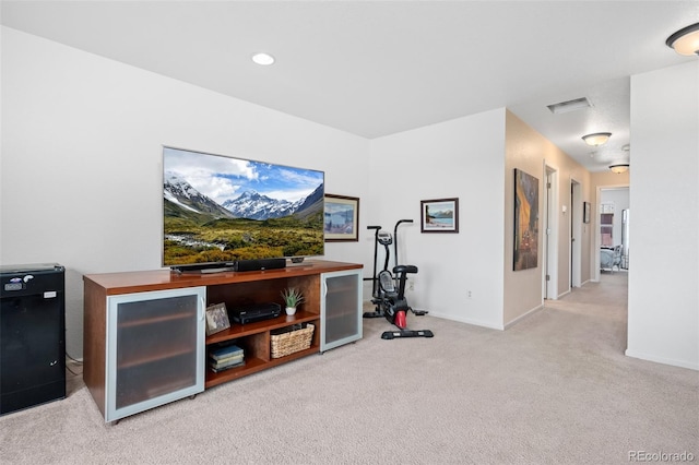 12753 Leyden St Unit C, Thornton, CO 80602 - living area featuring carpet flooring and baseboards