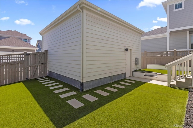 175 Westerly Blvd, Erie, CO 80516 - view of yard featuring a gate