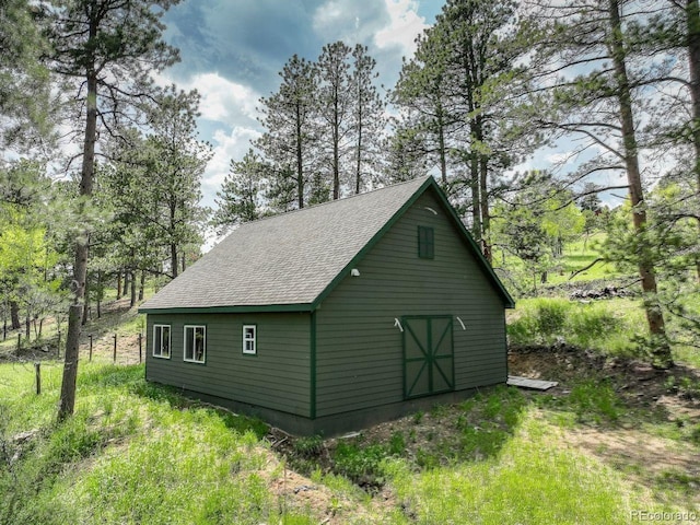 13190 Coyote Song Trl, Conifer, CO 80433 - view of barn
