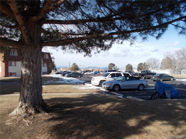 view of uncovered parking lot