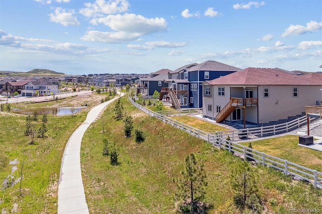 4992 Trails Edge Ln, Castle Rock, CO 80104 - aerial view of residential area with a large body of water