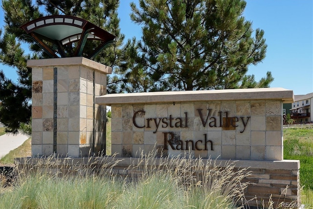 4992 Trails Edge Ln, Castle Rock, CO 80104 - view of community sign