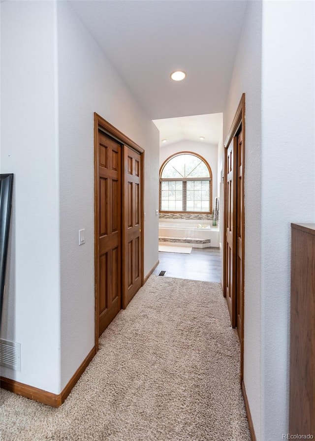 1660 Old Antlers Way, Monument, CO 80132 - hall featuring carpet and recessed lighting