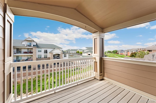 7440 S Blackhawk St Unit 7-303, Englewood, CO 80112 - wooden deck with a residential view