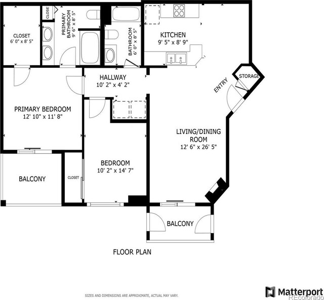 7440 S Blackhawk St Unit 7-303, Englewood, CO 80112 - home floor plan