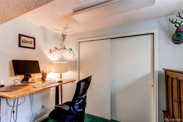 1275 Niagara St, Denver, CO 80220 - office area with a textured ceiling