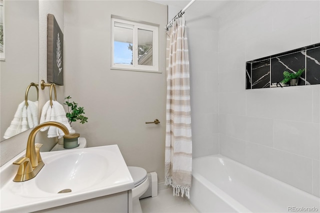 1120 Hartford Dr, Boulder, CO 80305 - full bath featuring vanity and shower / bathtub combination with curtain