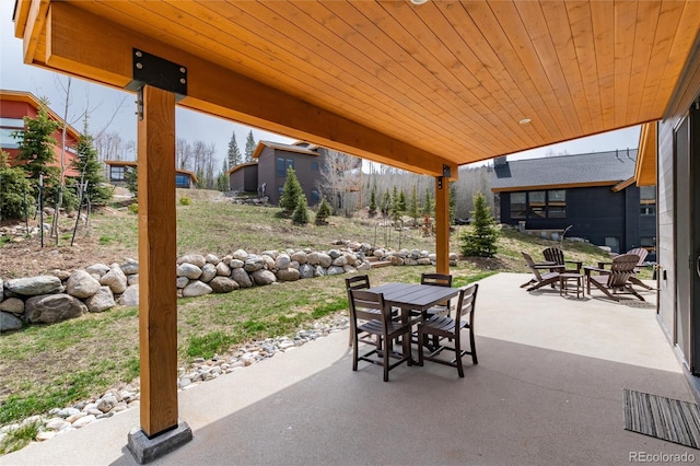 17 Vendette Rd, Silverthorne, CO 80498 - view of patio with outdoor dining area