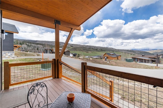 17 Vendette Rd, Silverthorne, CO 80498 - wooden terrace with a mountain view