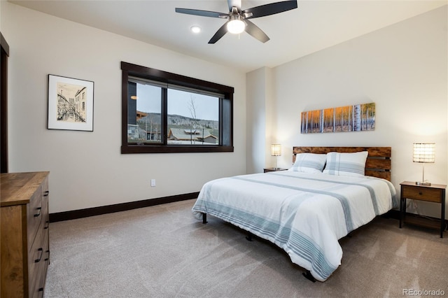 17 Vendette Rd, Silverthorne, CO 80498 - carpeted bedroom featuring baseboards and ceiling fan
