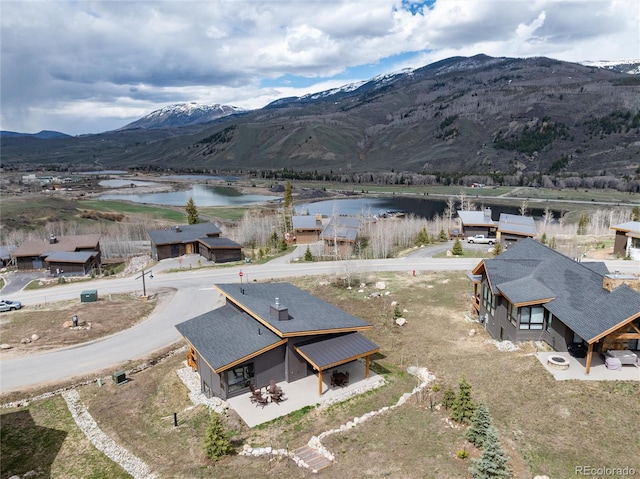 17 Vendette Rd, Silverthorne, CO 80498 - aerial view of property and surrounding area with a water and mountain view