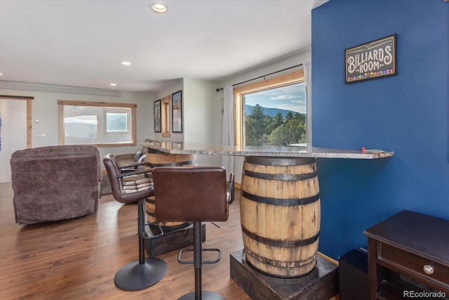 17158 County Road 363, Buena Vista, CO 81211 - bar area with recessed lighting and wood finished floors