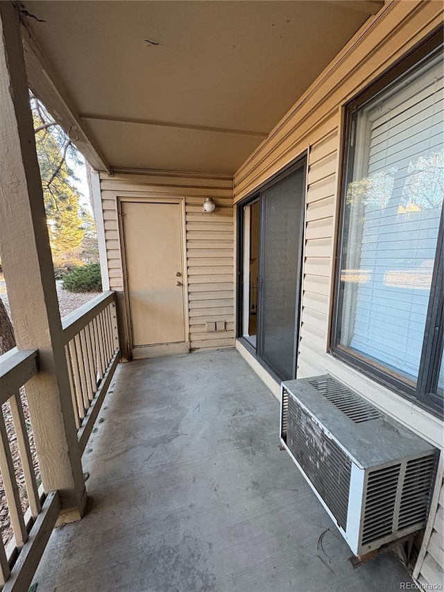 view of patio with cooling unit