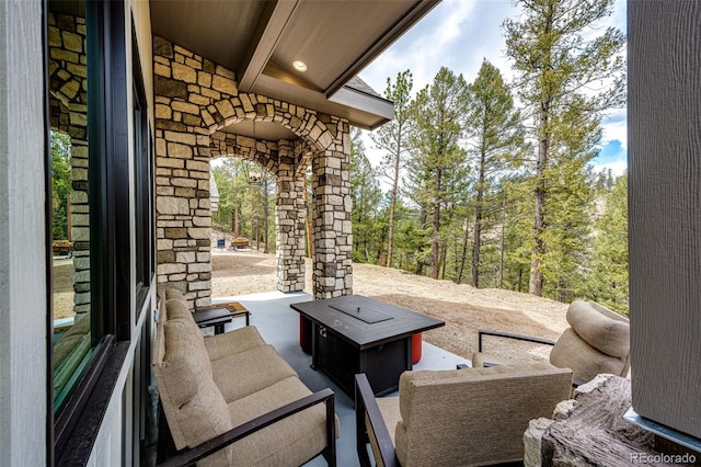 31455 Half Peak Trl, Pine, CO 80470 - view of patio / terrace