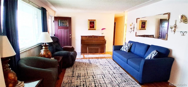 8338 Charles Way, Denver, CO 80221 - living area with wood finished floors