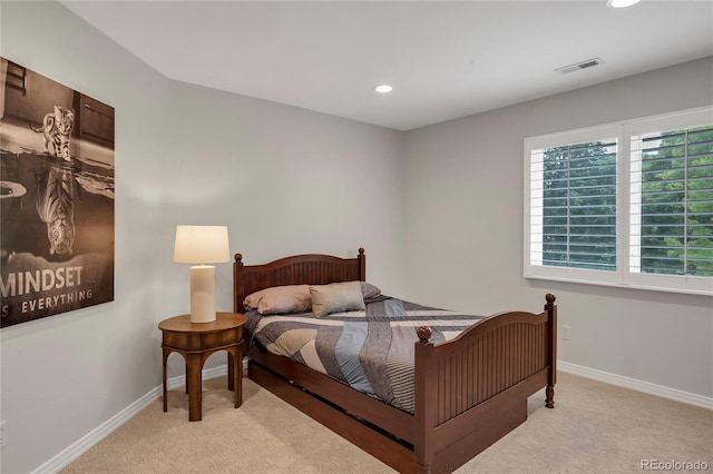 9669 E Prentice Cir, Greenwood Village, CO 80111 - bedroom featuring light carpet, baseboards, and recessed lighting