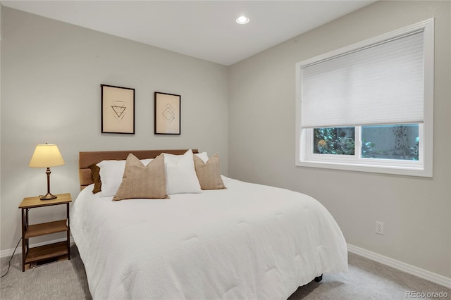9669 E Prentice Cir, Greenwood Village, CO 80111 - bedroom featuring light colored carpet, baseboards, and recessed lighting