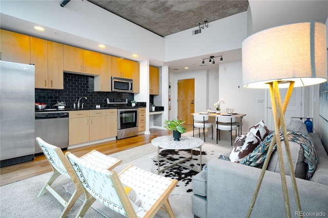 1700 Bassett St Unit 1119, Denver, CO 80202 - living area featuring light wood-style flooring