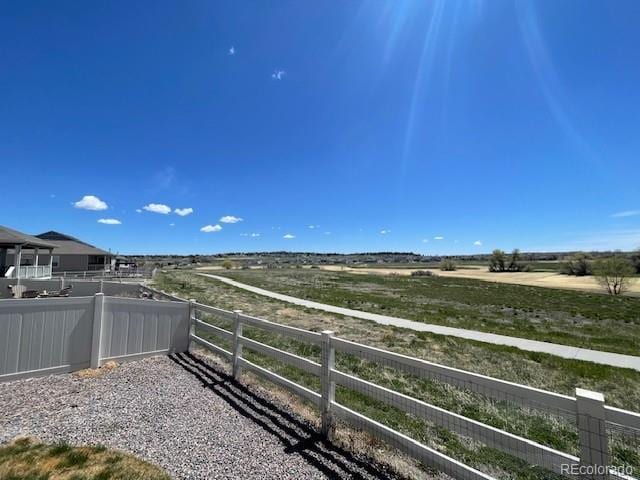 6214 Long Branch Dr, Parker, CO 80134 - view of yard with a rural view and fence