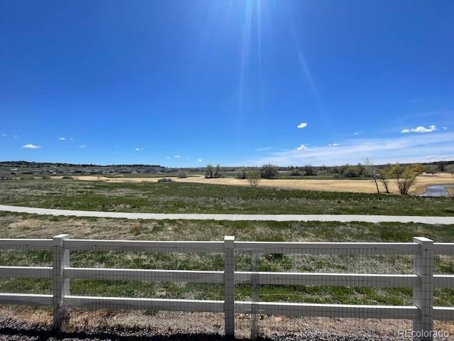 6214 Long Branch Dr, Parker, CO 80134 - view of yard with a rural view and fence