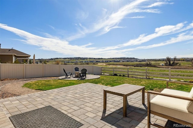 6214 Long Branch Dr, Parker, CO 80134 - view of patio / terrace with a fenced backyard