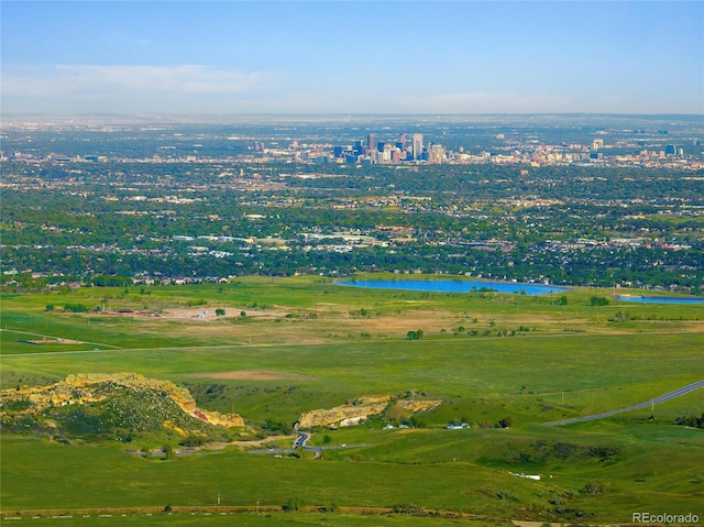 8932 Eastridge Rd, Golden, CO 80403 - aerial view of property and surrounding area with a nearby body of water