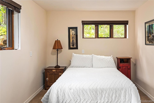 8932 Eastridge Rd, Golden, CO 80403 - bedroom with dark carpet and baseboards