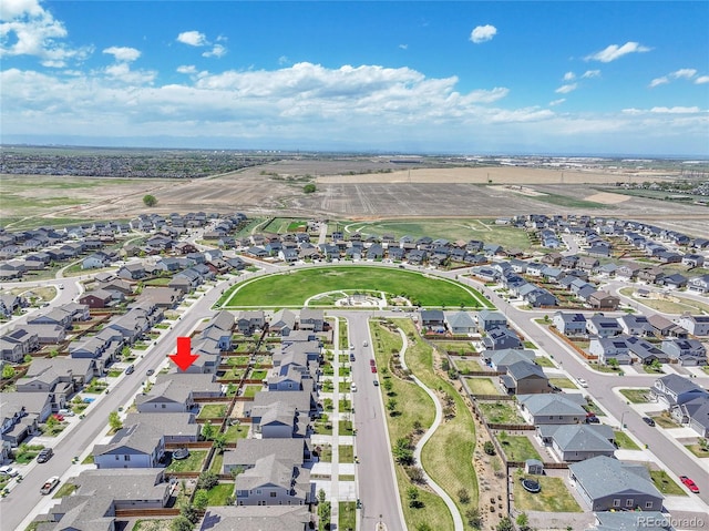 27853 E 8th Ave, Aurora, CO 80018 - aerial view of property's location with nearby suburban area