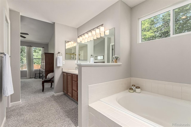 392 Driftwood Cir, Lafayette, CO 80026 - full bathroom with vanity and a garden tub