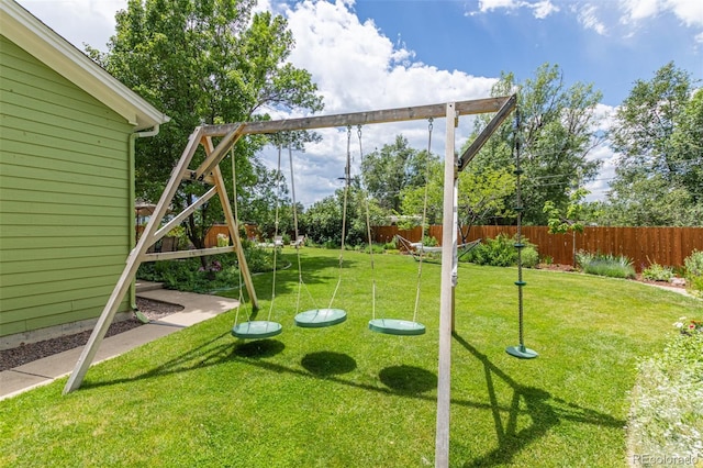 392 Driftwood Cir, Lafayette, CO 80026 - view of playground featuring a fenced backyard