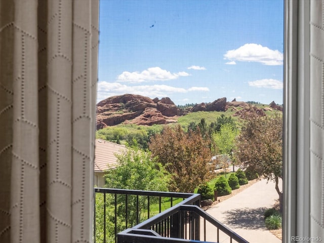 6405 Warriors Run, Littleton, CO 80125 - balcony with a mountain view