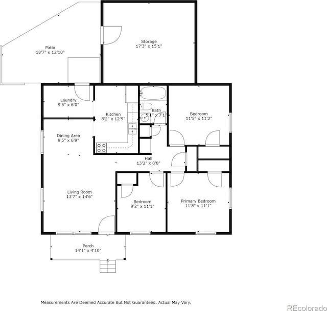 1941 Alton St, Aurora, CO 80010 - view of property floor plan