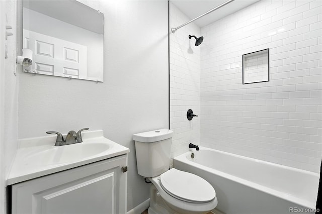 1941 Alton St, Aurora, CO 80010 - full bathroom with vanity and shower / tub combination