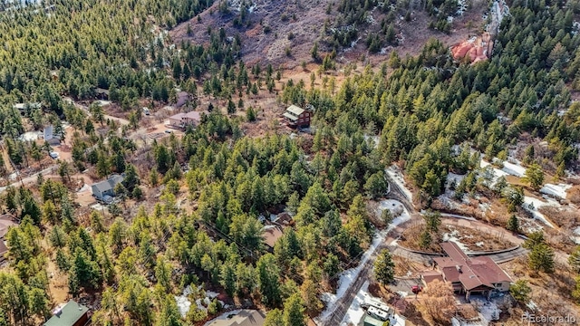 4835 Abo Ln, Monument, CO 80132 - aerial view of property's location featuring a forest