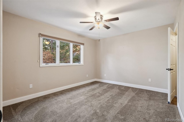 4835 Abo Ln, Monument, CO 80132 - carpeted empty room featuring ceiling fan and baseboards