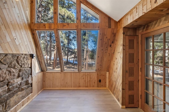 4835 Abo Ln, Monument, CO 80132 - unfurnished sunroom with lofted ceiling