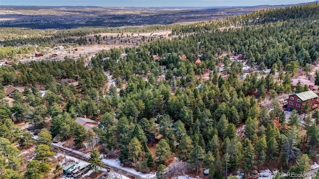 4835 Abo Ln, Monument, CO 80132 - aerial view of property and surrounding area featuring a forest