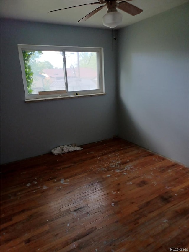 6027 W 61st Pl, Arvada, CO 80003 - empty room featuring wood-type flooring and a ceiling fan