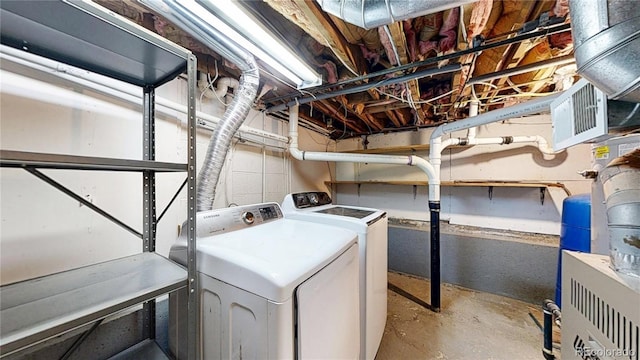 60 Ball Rd, Bailey, CO 80421 - laundry room with independent washer and dryer