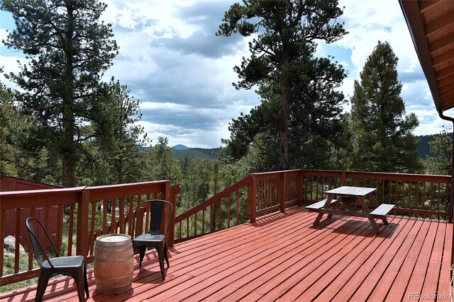 60 Ball Rd, Bailey, CO 80421 - view of wooden deck
