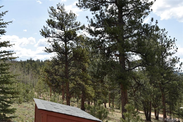 60 Ball Rd, Bailey, CO 80421 - view of yard featuring a view of trees
