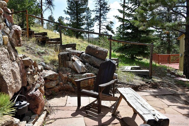 60 Ball Rd, Bailey, CO 80421 - view of patio / terrace
