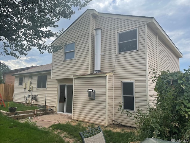 view of rear view of house