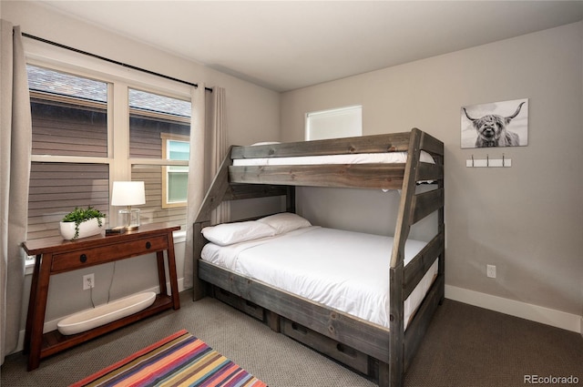 bedroom featuring carpet floors