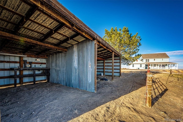 view of outbuilding with an outdoor structure