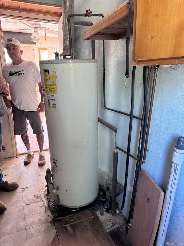 utilities with gas water heater