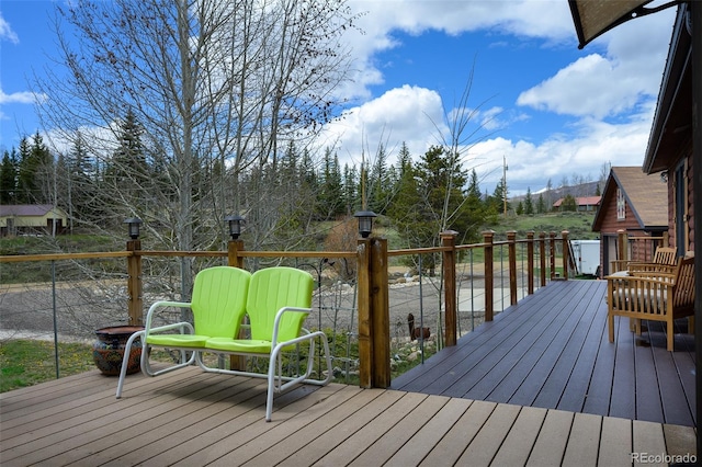 110 County Road 652, Grand Lake, CO 80447 - view of wooden terrace