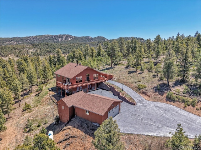 10786 Marclif Rd, Conifer, CO 80433 - view from above of property featuring a heavily wooded area