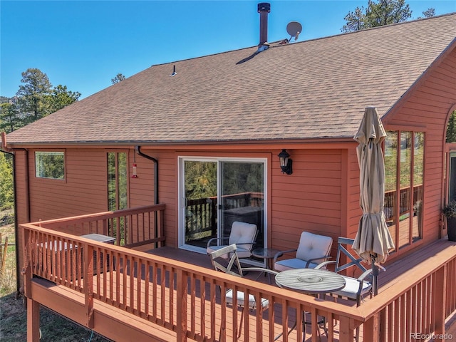 10786 Marclif Rd, Conifer, CO 80433 - view of wooden deck